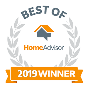 Home Advisor's Best Of Award. Given to Albana Roofing, a family owned company in Prospect Connecticut